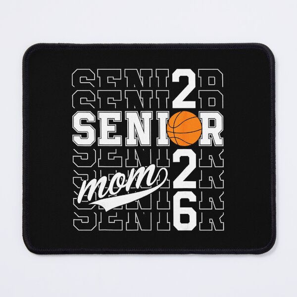Item preview, Senior Basketball Mom Class of 2026 Bold Sports Graduation Typography designed and sold by allistermariam.