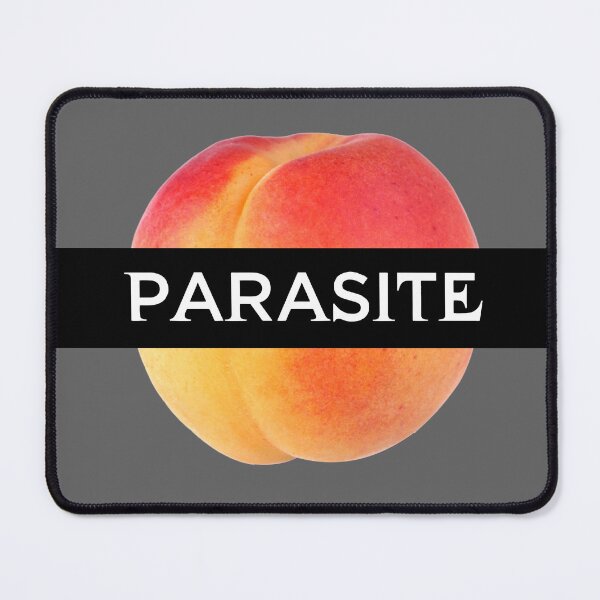 Item preview, Peach Parasite Funny Viral Meme Graphic Design | Peach Pun Humor Art designed and sold by artworkathome.
