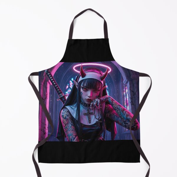 Item preview, Horned Nun designed and sold by GalleryBrisArt.