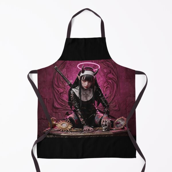 Item preview, Horned Nun designed and sold by GalleryBrisArt.