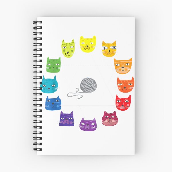 Item preview, Cat Themed Artist Color Wheel Educational Art Teacher Men Women Kids T-Shirt designed and sold by ‘Nothing Scares Me’ Store.
