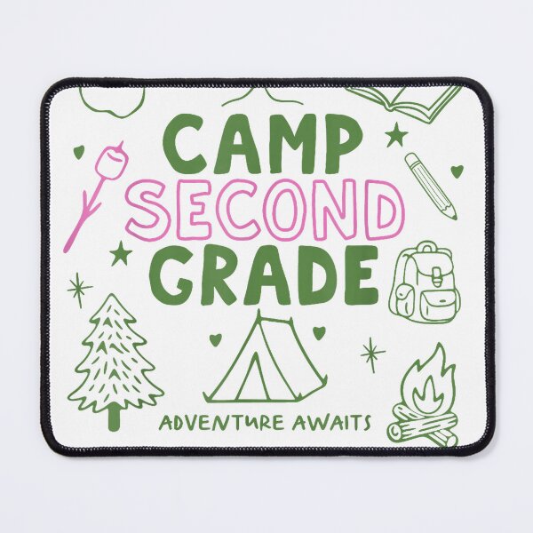 Item preview, Camp Second Grade Teacher Camping Hiking Adventure Awaits T-Shirt designed and sold by JJLetterDesigns.