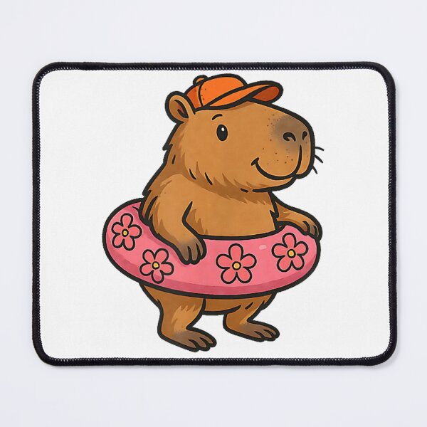 Item preview, Capybara Pool Party Cute Summer designed and sold by cakematel.