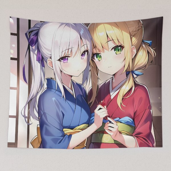 Item preview, Anisphia Wynn Palettia Tenten Kakumei Kimono Royal Calm designed and sold by riadjamai.