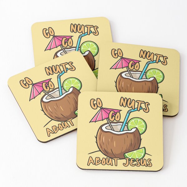Item preview, Coconuts About Jesus Love Co Co Nuts Tropical Drink Beach Summer Cocktail designed and sold by Forevermore.