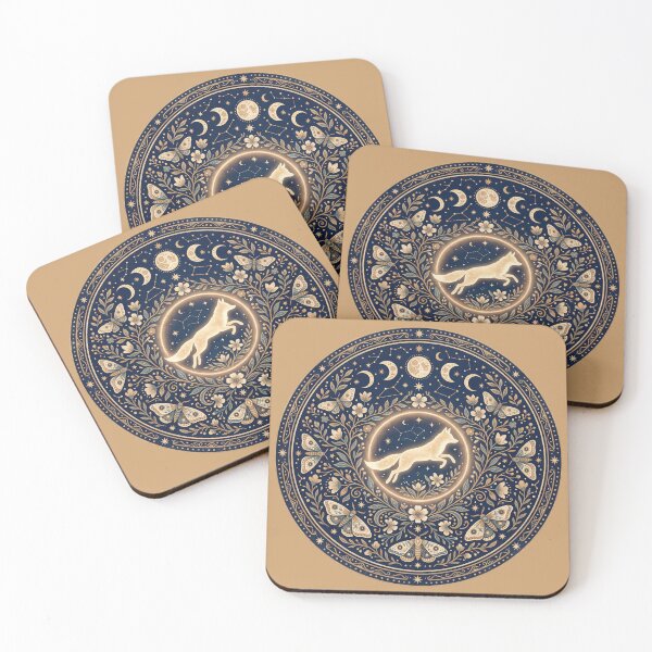Item preview, Celestial Fox Garden designed and sold by ASTRAL ART LAB.