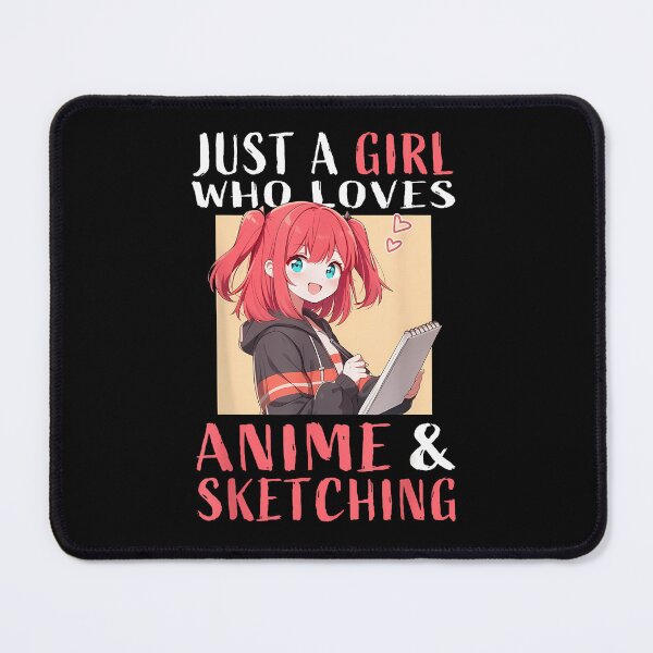 Item preview, Anime And Sketching For Girls Teens Manga Kawaii Japan T-Shirt designed and sold by AnvitaBolyard.