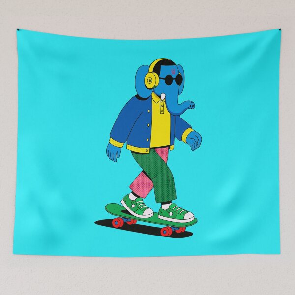 Item preview, Ganesha Skateboard Streetwear Pop Art Skater designed and sold by PANNARUK THAILAND.