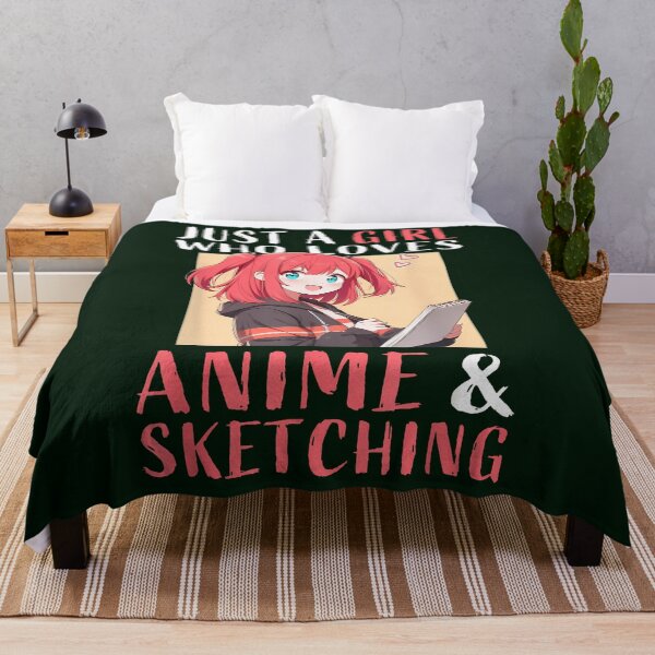 Item preview, Anime And Sketching For Girls Teens Manga Kawaii Japan T-Shirt designed and sold by AnvitaBolyard.