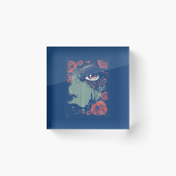 Item preview, Anime European Goth Castle Sad Gothic Art Beauty Roses T-Shirt designed and sold by AnvitaBolyard.