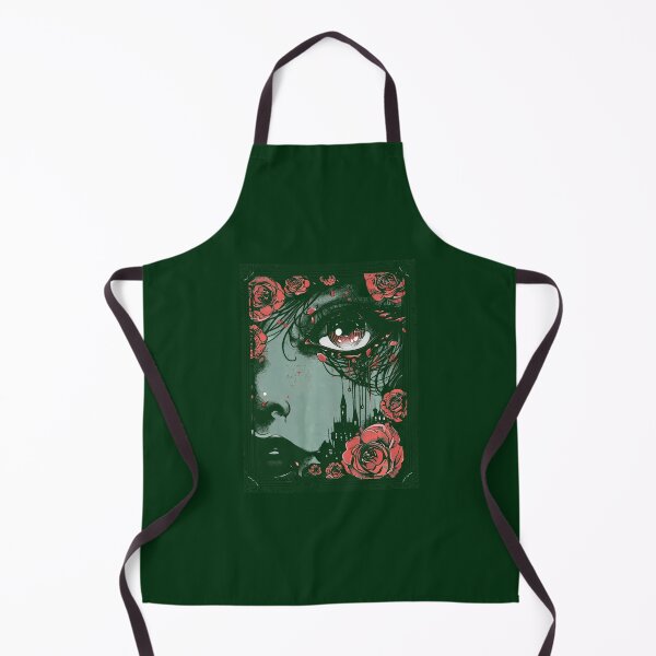 Item preview, Anime European Goth Castle Sad Gothic Art Beauty Roses T-Shirt designed and sold by AnvitaBolyard.