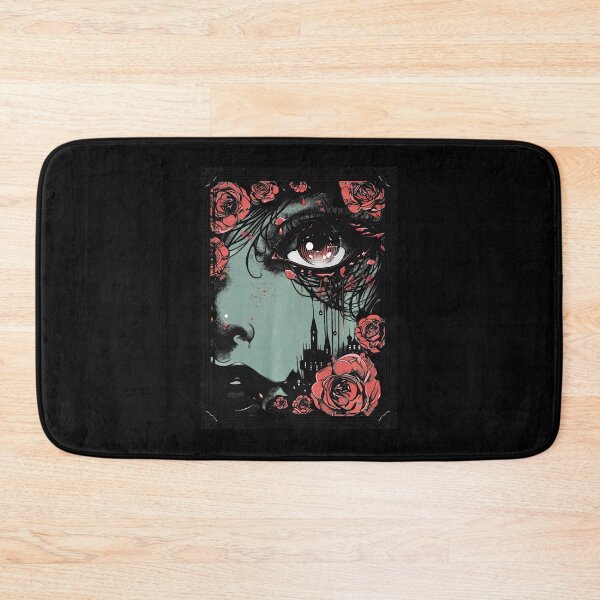 Item preview, Anime European Goth Castle Sad Gothic Art Beauty Roses T-Shirt designed and sold by AnvitaBolyard.