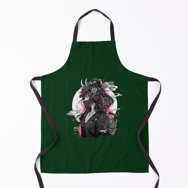 Item preview, Anime Girl Gothic Waifu Japanese Kawaii Otaku Oni Mask T-Shirt designed and sold by AnvitaBolyard.
