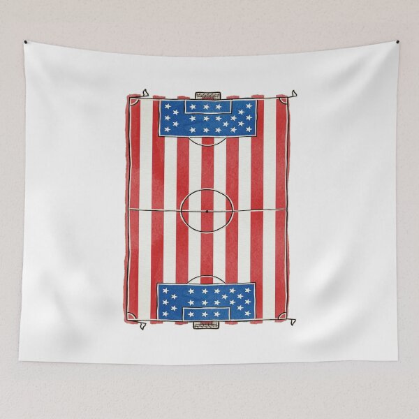 Item preview, Vintage USA Soccer Field Flag. designed and sold by EunsooLee.