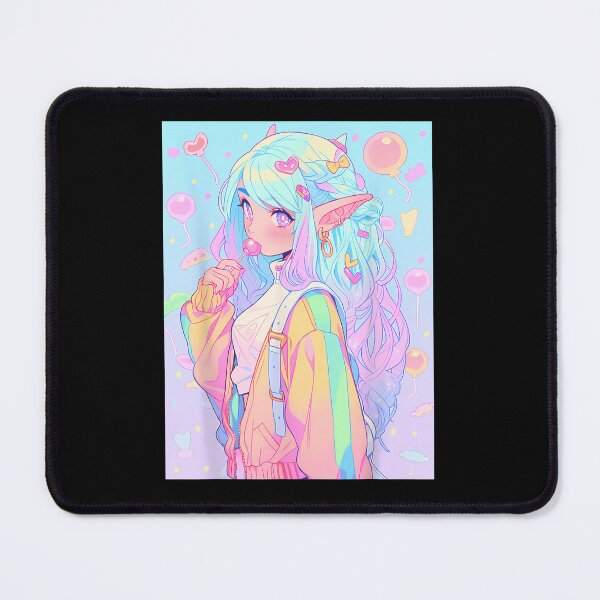 Item preview, Anime Girl Pastel Kawaii Waifu Elves Girl T-Shirt designed and sold by AnvitaBolyard.