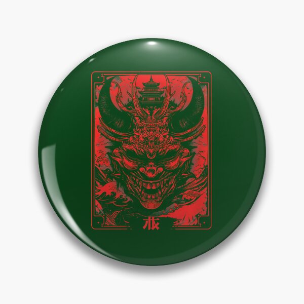 Item preview, Anime Goth Japanese Oni Demon Samurai Dragon Fantasy T-Shirt designed and sold by AnvitaBolyard.