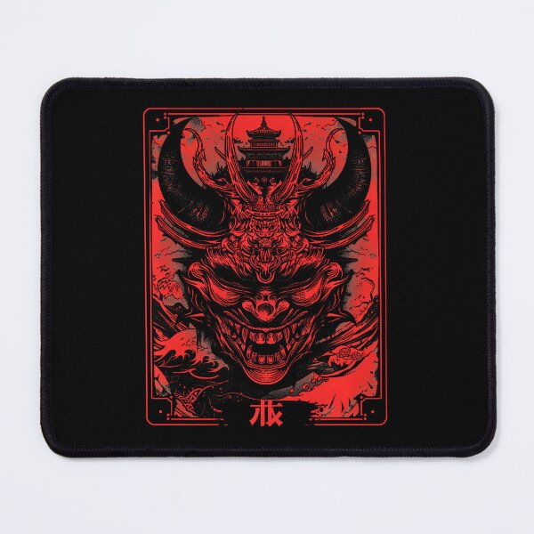 Item preview, Anime Goth Japanese Oni Demon Samurai Dragon Fantasy T-Shirt designed and sold by AnvitaBolyard.