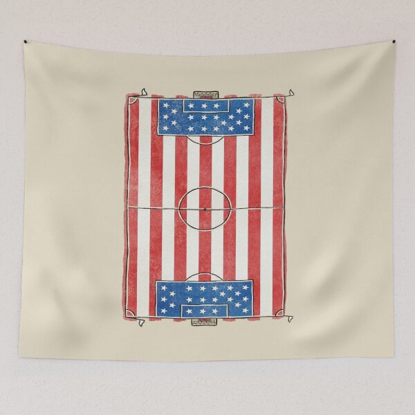 Item preview, Vintage USA Soccer Field Flag. vintage. designed and sold by EunsooLee.
