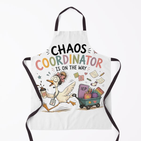 Item preview, Chaos Coordinator is On The Way Sped Teacher Goose T-Shirt designed and sold by rawr00.
