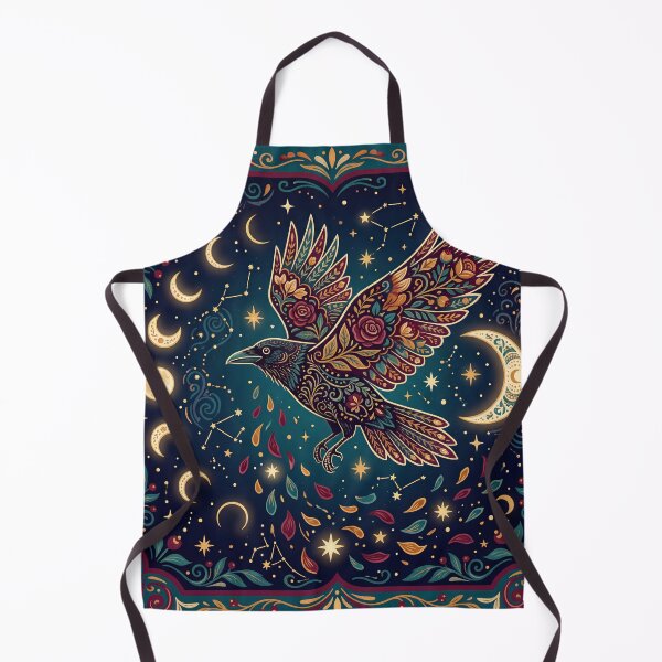 Item preview, Starry Sky Raven Flight designed and sold by ASTRAL ART LAB.