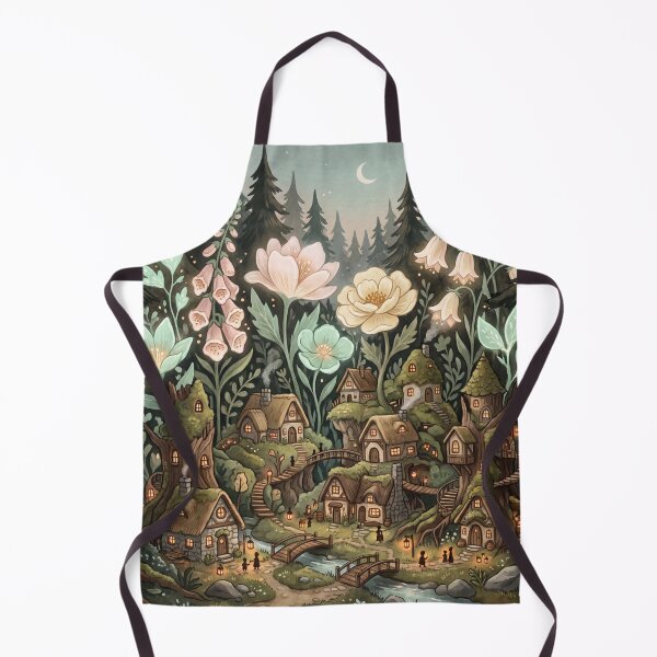 Item preview, Hidden Woodland Village designed and sold by ASTRAL ART LAB.