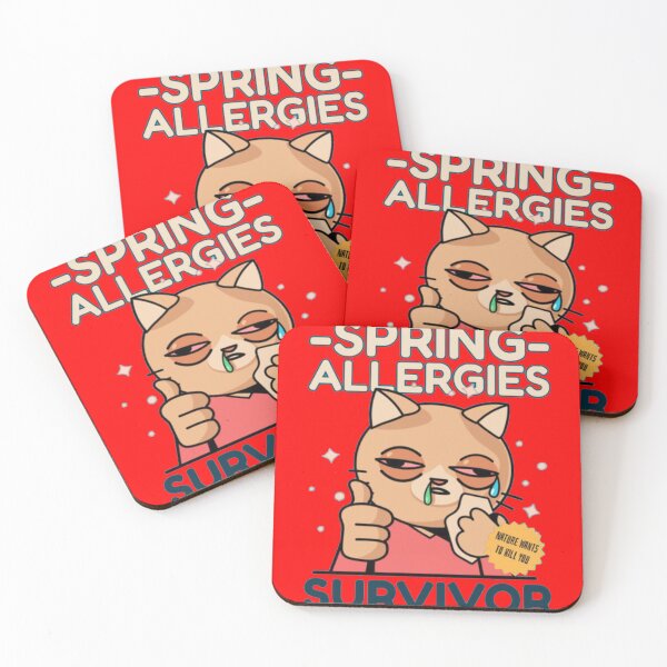Item preview, Spring Allergies Survivor Funny Cat designed and sold by GenZFashion000.