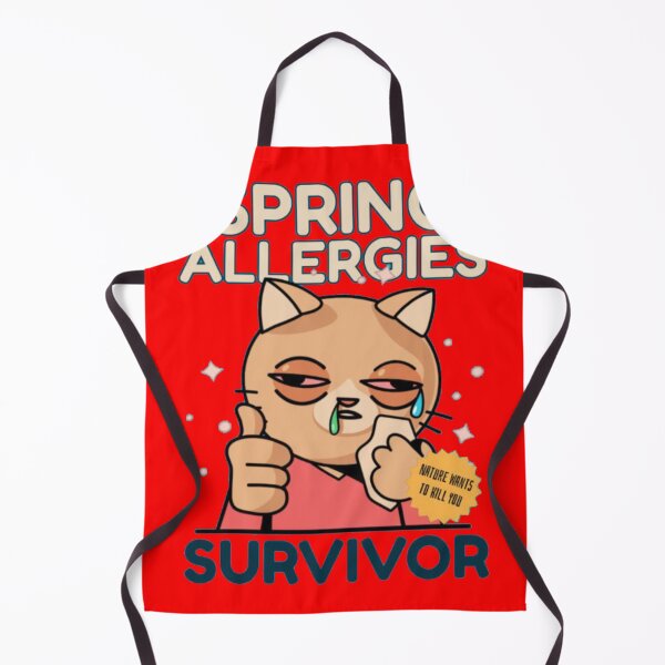Item preview, Spring Allergies Survivor Funny Cat designed and sold by GenZFashion000.