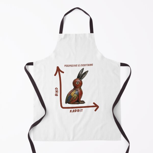 Item preview, Perspective Is Everything | Bird Rabbit Optical Illusion Metal Folk Art Design designed and sold by lazydogonline.