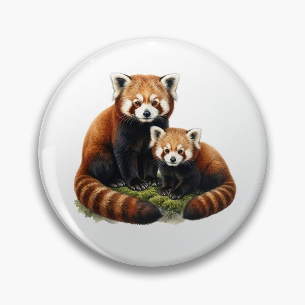 Item preview, Adorable Pair of Red Pandas designed and sold by Chaoscience.