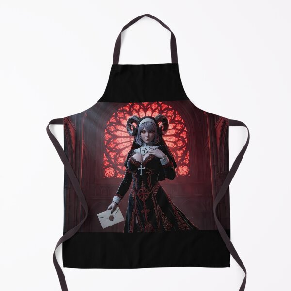 Item preview, Horned Nun designed and sold by GalleryBrisArt.