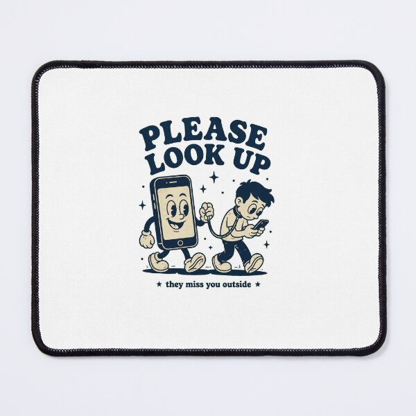 Item preview, Please Look Up Retro Phone Critique designed and sold by brocollieshop.