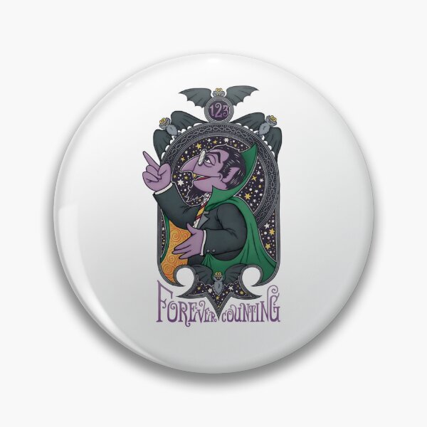 Item preview, Forever Counting Vintage Vampire Art Nouveau designed and sold by MindrootEchoart.