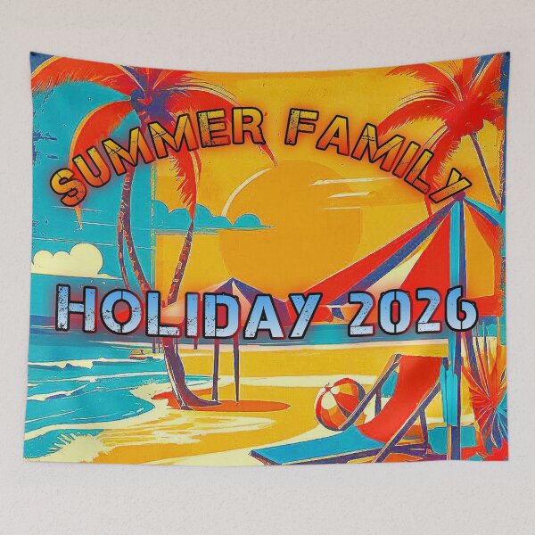 Item preview, SUMMER FAMILY HOLIDAY 2026 For the pleasure of family memory summer holidays this year 2026. designed and sold by Giulivo Store Graphic.