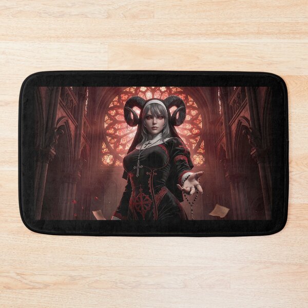 Item preview, Horned Nun designed and sold by GalleryBrisArt.
