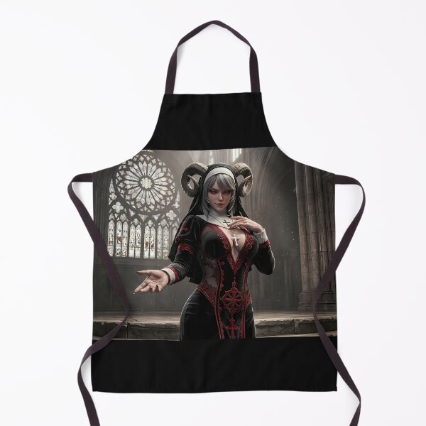 Item preview, Horned Nun designed and sold by GalleryBrisArt.