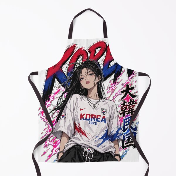 Item preview, Fierce South Korea Anime Soccer Girl - World Cup 2026 designed and sold by Senpai Syndicate.