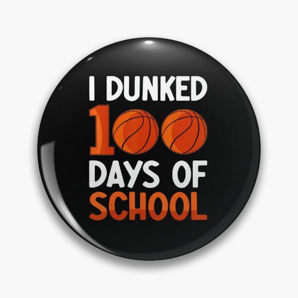 Item preview, I Dunked 100 Days of School Funny Basketball Student designed and sold by allistermariam.