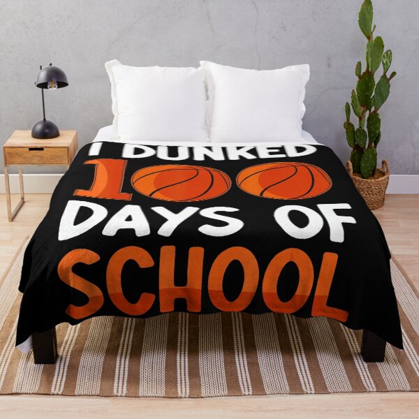 Item preview, I Dunked 100 Days of School Funny Basketball Student designed and sold by allistermariam.