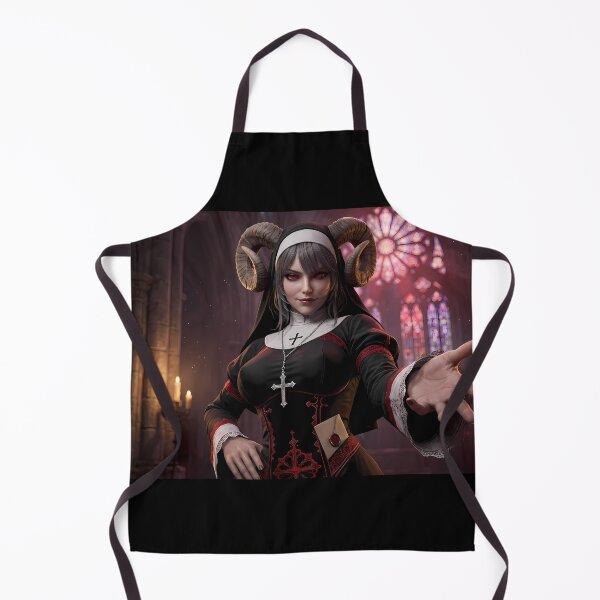 Item preview, Horned Nun designed and sold by GalleryBrisArt.