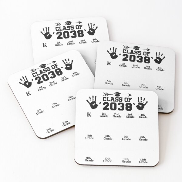 Item preview, Class of 2038 Grow with Me Handprint Pre-K 12th Grade T-Shirt designed and sold by kevincuellar.