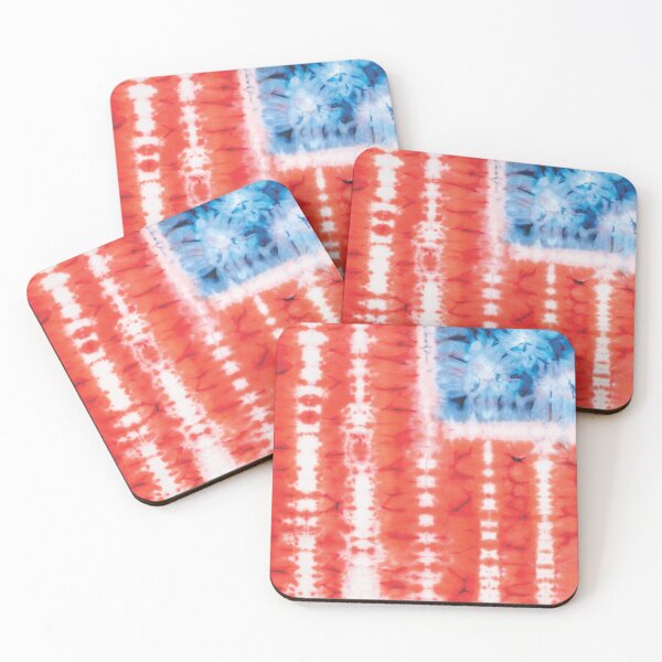 Item preview, Tie-Dye American Flag Patriotic USA Independence Day Retro Boho Art designed and sold by artworkathome.