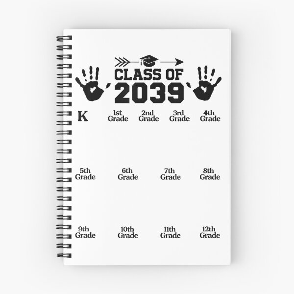 Item preview, Class of 2039 Grow with Me Handprint Pre-K 12th Grade T-Shirt designed and sold by gidget-gadget.