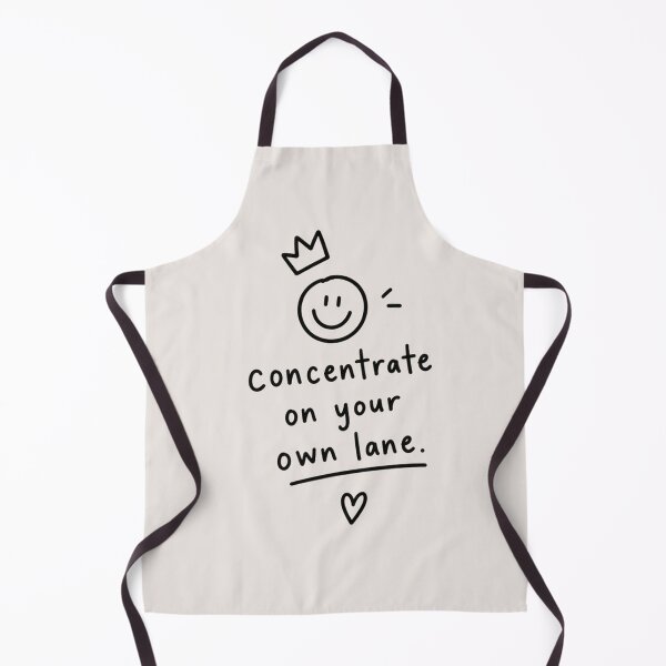 Item preview, Concentrate on Your Own Lane – Minimal Motivational Quote Doodle Design designed and sold by NBT-NOVA.