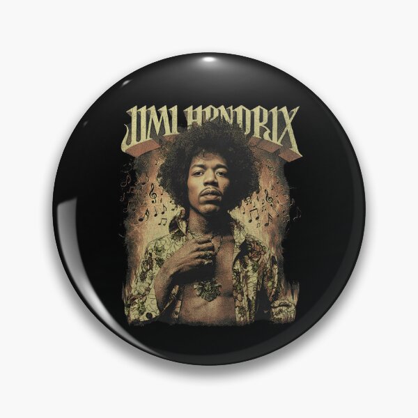 Item preview, Jimi Hendrix Vintage Rock Guitar Legend designed and sold by MindrootEchoart.