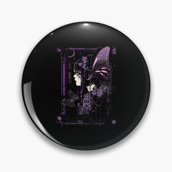 Item preview, Anime Japanese Goth Cyberpunk City Butterfly Art Fantasy T-Shirt designed and sold by KaidenceHeple.