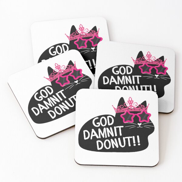Item preview, God Damnit Donut Princess Cat  designed and sold by cakematel.