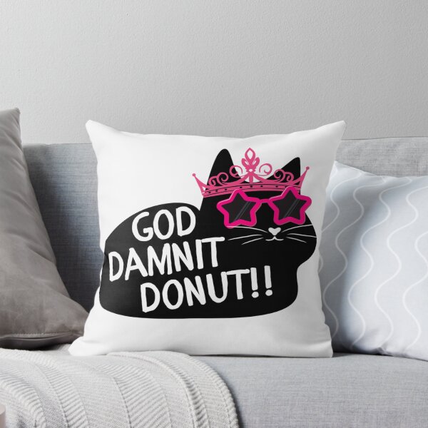 Item preview, God Damnit Donut Princess Cat  designed and sold by cakematel.