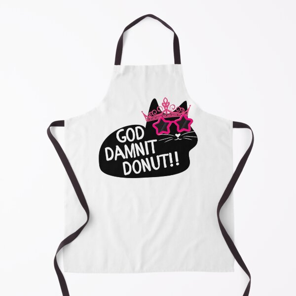 Item preview, God Damnit Donut Princess Cat designed and sold by cakematel.