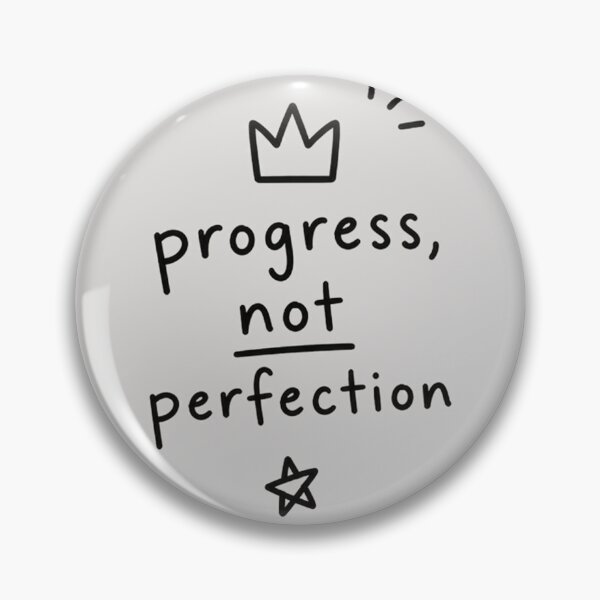 Item preview, Progress, Not Perfection | Motivational Handwritten Quote Design designed and sold by NBT-NOVA.