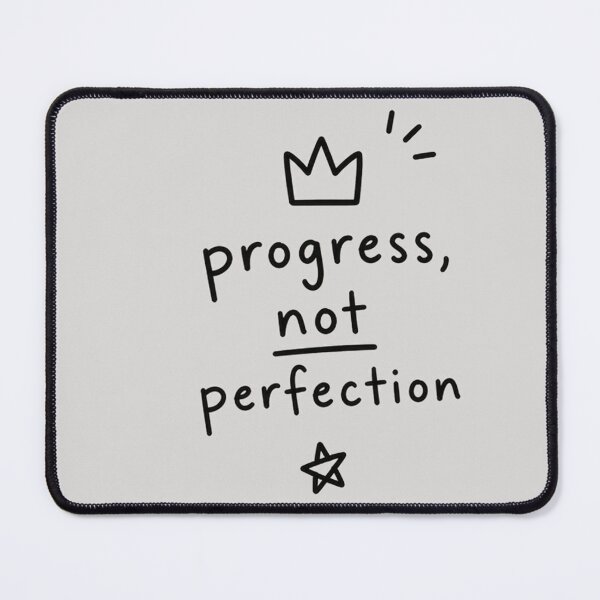 Item preview, Progress, Not Perfection | Motivational Handwritten Quote Design designed and sold by NBT-NOVA.